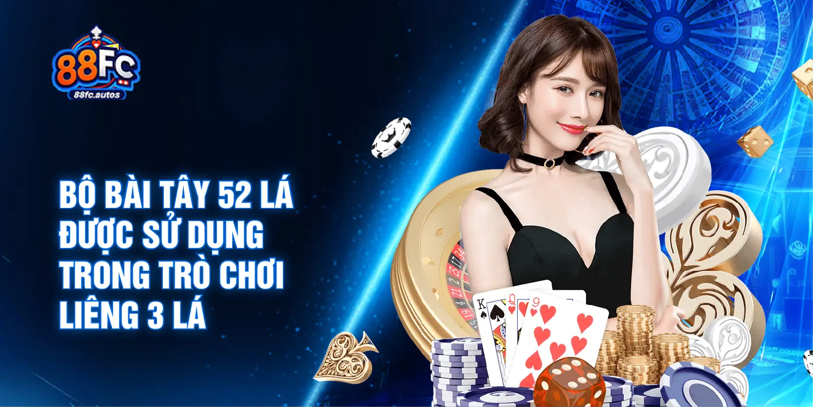 Bộ bài tây 52 lá được sử dụng trong trò chơi liêng 3 lá