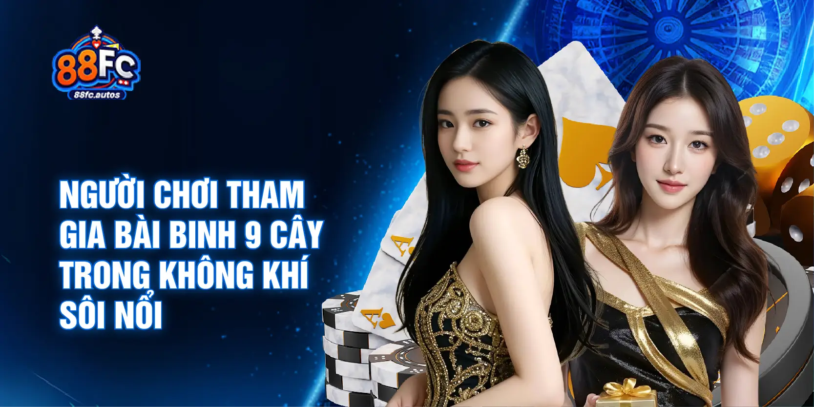 Người chơi tham gia bài binh 9 cây trong không khí sôi nổi