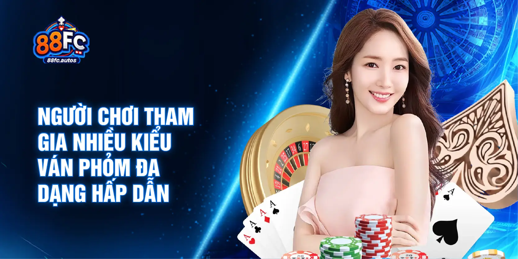 Người chơi tham gia nhiều kiểu ván phỏm đa dạng hấp dẫn